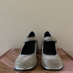 Sequin Mary Janes Sz 9